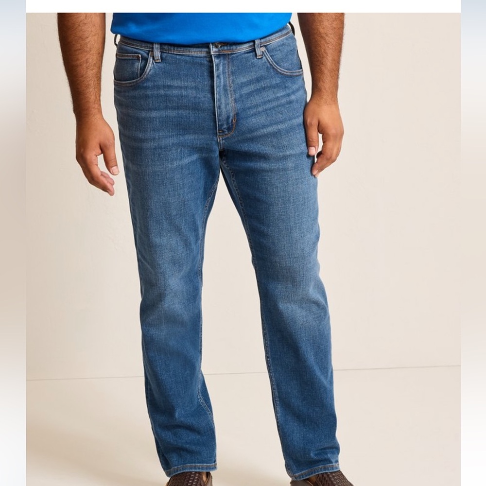 Indigo Men's Straight Blue Jeans